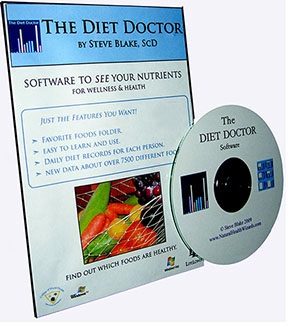 The Diet Doctor, software for analyzing nutrition in diets by Steve Blake 
